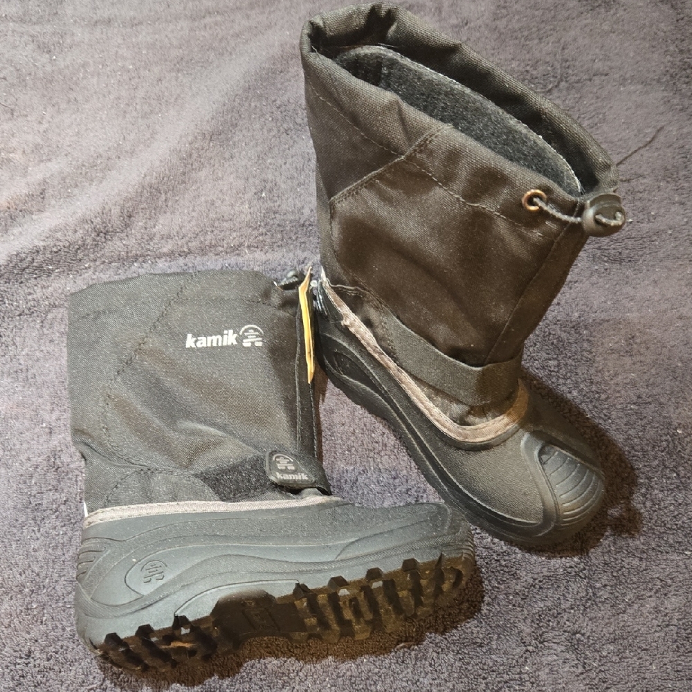 Kamik Black Snow Boots Toddler Size 13